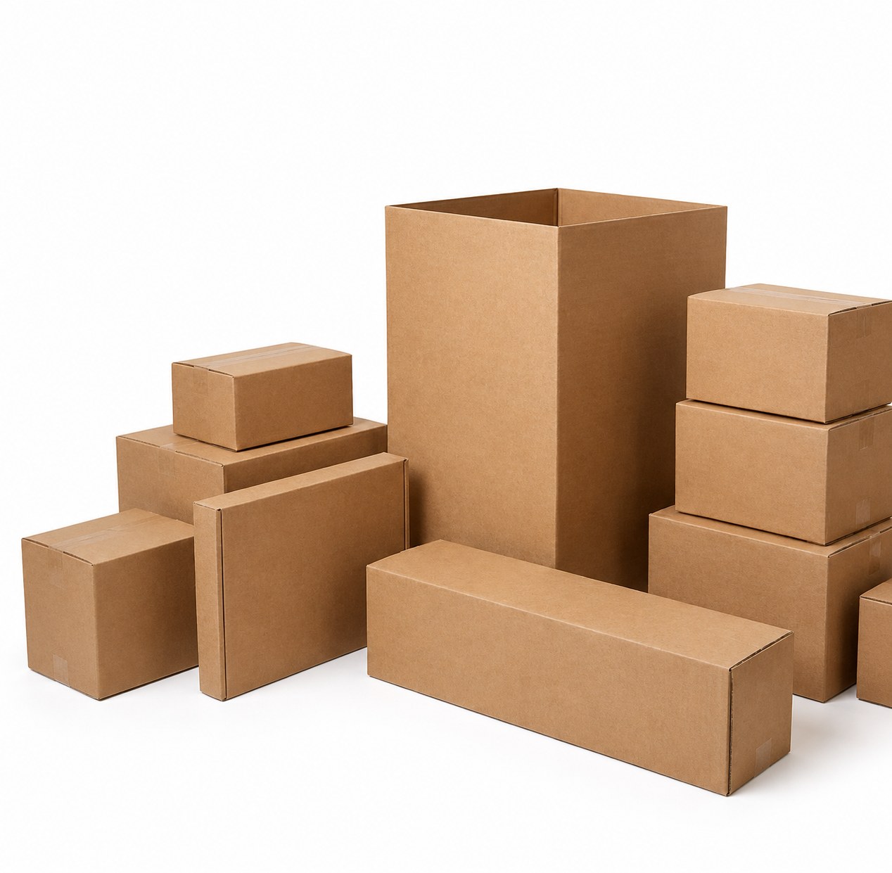 Cajas regulares de cartón corrugado